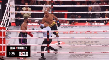 مواجهة قوية.. أندرسون سيلفا يهزم تايرون وودلي بضربة قاضية فنية